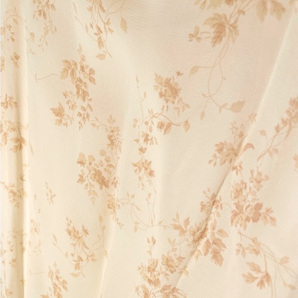 NWT Blush💕Ivory Reformation Kourtney Dress in RISO Stunning Print and Details - Picture 6 of 13